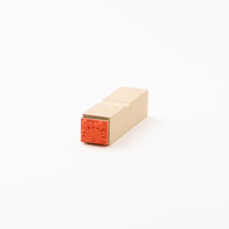 【カニ15mm角】デザインはんこ15x15mm_R986