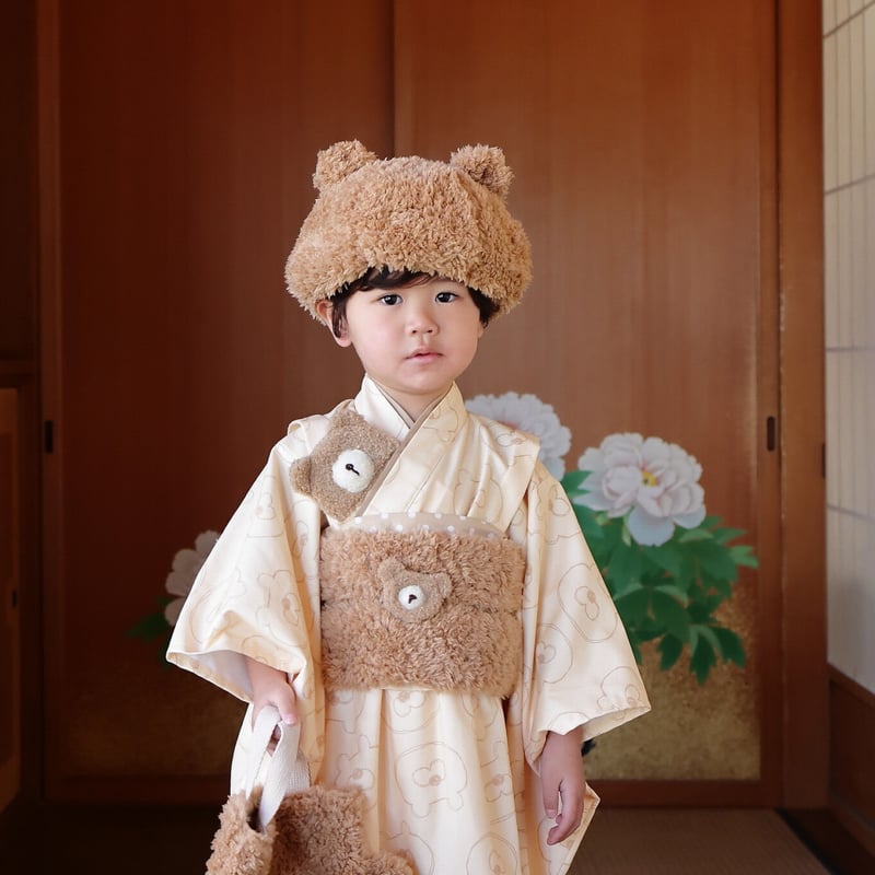 2 ステップ着物（3歳用くま帯タイプ） | HAM-NICO