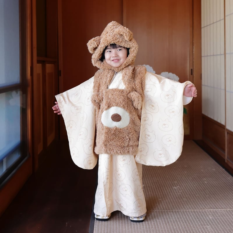 2 ステップ着物（3歳用くま被布タイプ） | HAM-NICO