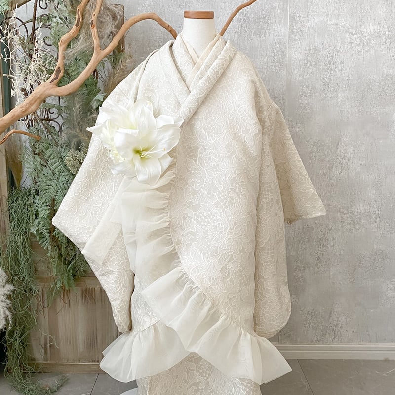 レンタル】2 ステップ着物（7歳用白無垢打掛） | HAM-NICO