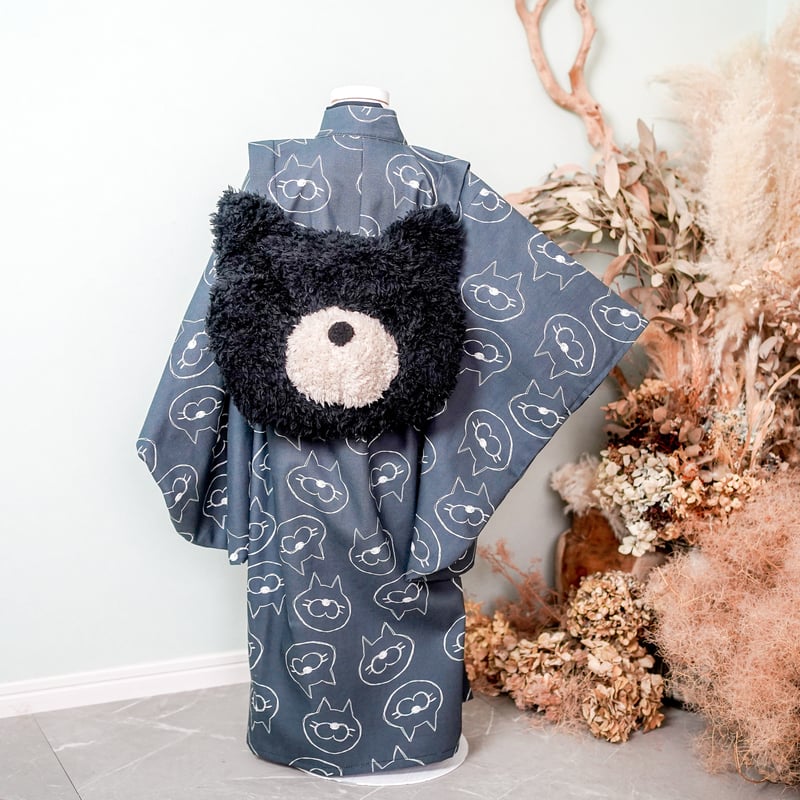 2 ステップ着物（3歳用ねこ帯タイプ） | HAM-NICO