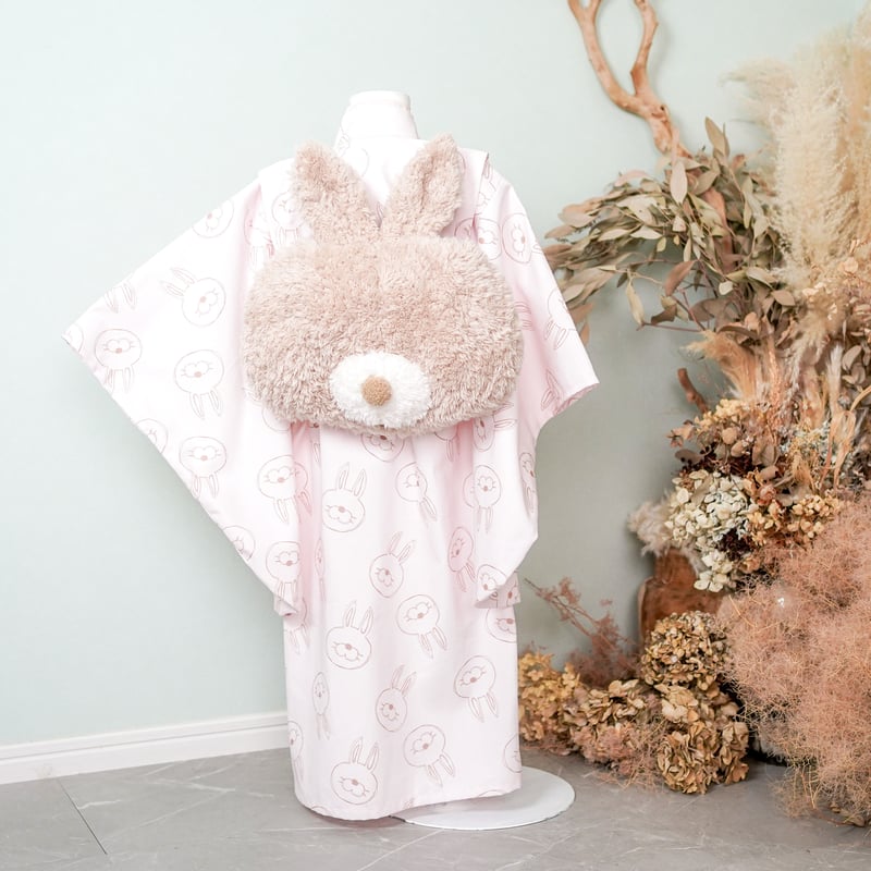 2 ステップ着物（3歳用うさぎ帯タイプ） | HAM-NICO