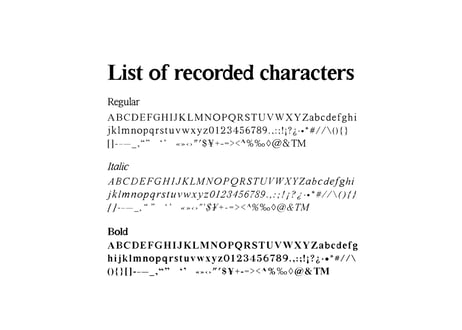 フォント：Lighthouse Serif