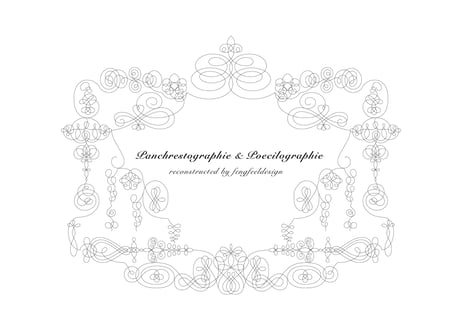 Panchrestographie & Poecilographie reconstructed by fengfeeldesign