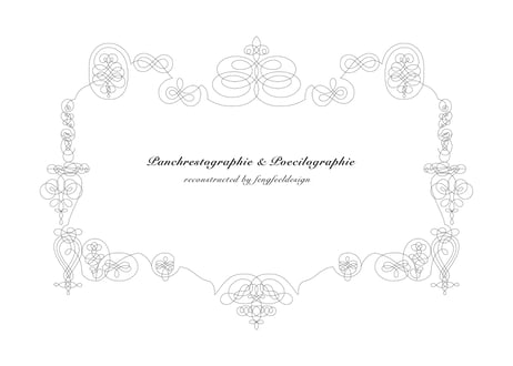 Panchrestographie & Poecilographie reconstructed by fengfeeldesign