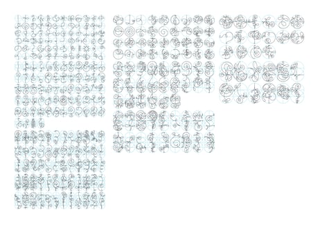装飾活字：PRINTERS FLOWERS OLD TYPE 002