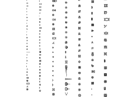装飾活字【PNGエディション】SPÉCIMEN DE LA NOUVELLE FONDERIE DE JULES DIDOT（1842）