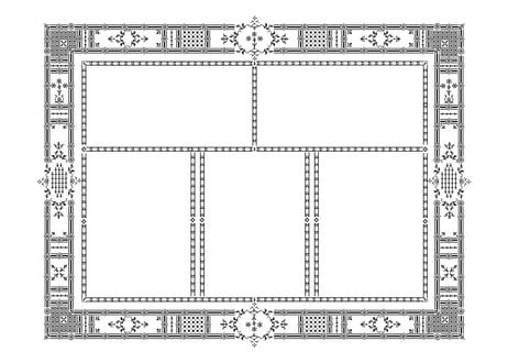装飾活字：Modeles des caracteres de l'imprimerie et des autres choses necessaires audit art