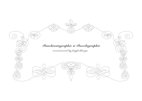 Panchrestographie & Poecilographie reconstructed by fengfeeldesign
