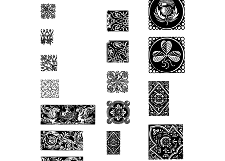 装飾活字【PNGエディション】SPÉCIMEN DE LA NOUVELLE FONDERIE DE JULES DIDOT（1842）