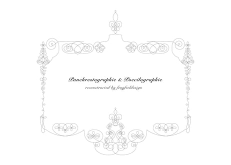 Panchrestographie & Poecilographie reconstructed by fengfeeldesign
