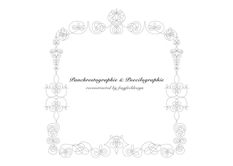 Panchrestographie & Poecilographie reconstructed by fengfeeldesign