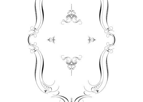 装飾活字：Gravure et Fonderie C. Derriey. Specimen-album. [TRAITS DE PLUME]