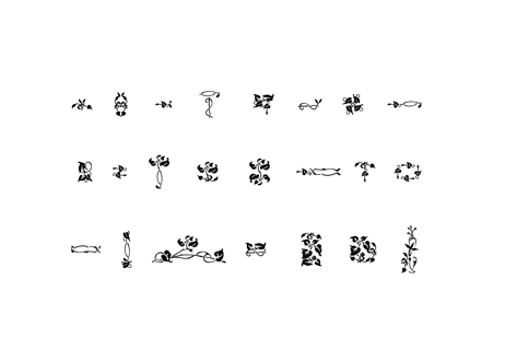 装飾活字：【PNG エディション】BORDURE FUCHSIA F