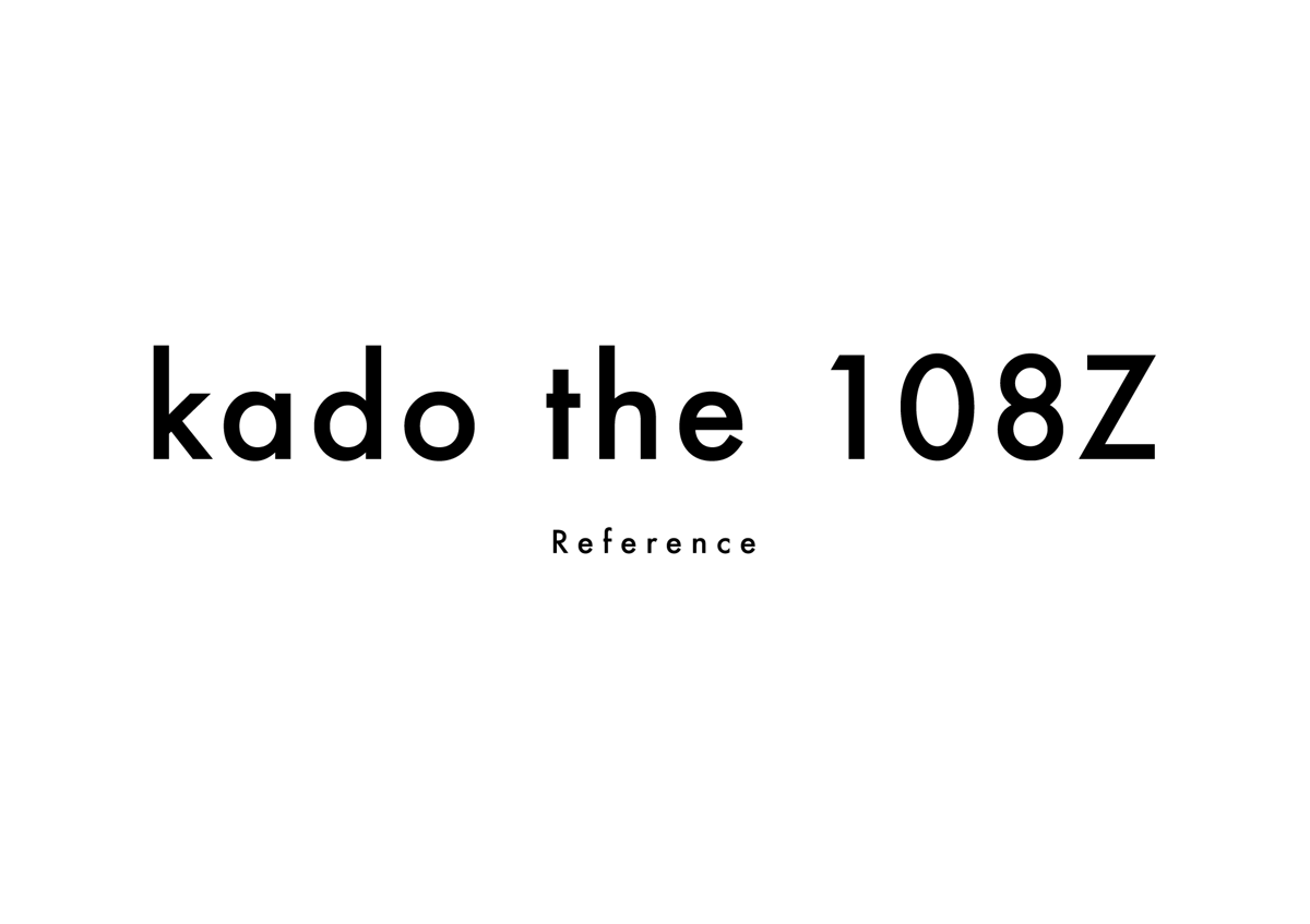 装飾活字：kado the 108Z | Lighthouse Type Foundry