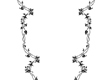 装飾活字：BORDURE FUCHSIA F
