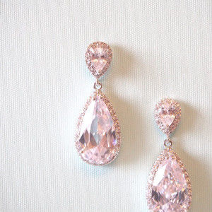 00G 0G 2G 楽天市場】[4G アメリカ製ハンドメイド　　ティアドロップ✨️✨️　ローズクォーツピアス 1607 12mm ティアドロップ型 ボディピアス] 天然石 ピアス