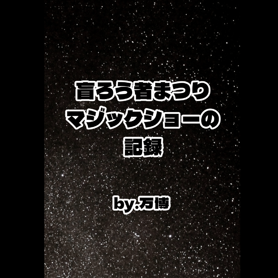 盲ろう者まつりマジックショーの記録