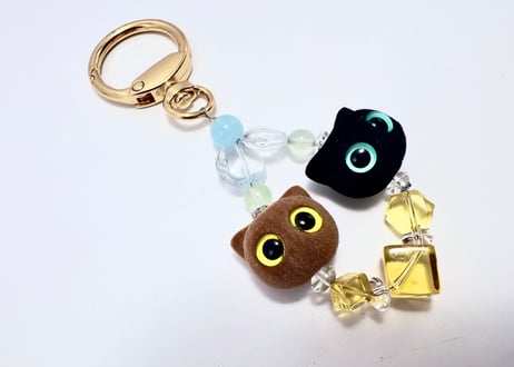 【特別価格】福招き猫バックチャーム