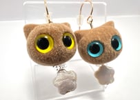 福招き猫 ピアス