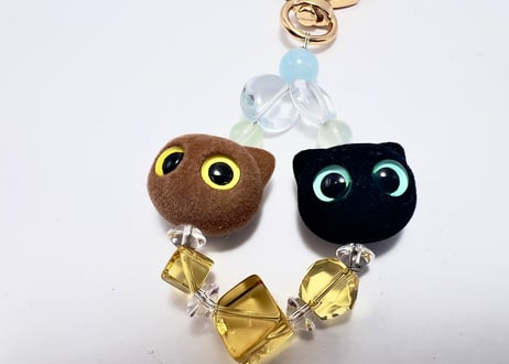 【特別価格】福招き猫バックチャーム