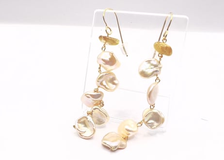 【ピアス】パール　ルチル