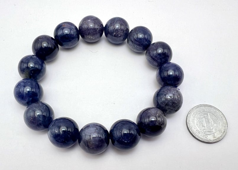 ★アイオライトサンストーン 12ミリ珠 ブレスレット⑧(SA) ☆アイオライトサンストーン 12ミリ珠 ブレスレット⑧(SA) 【公式通販】