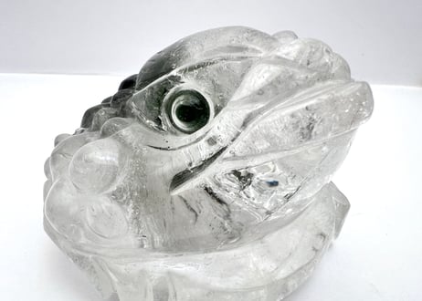三本脚かえる ガーデンクォーツ　水晶
