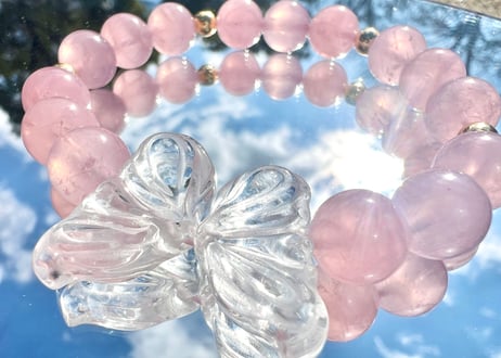 水晶 ローズクォーツ | あじろゆき オンラインショップ