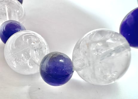 アイスクォーツ タンザナイト 水晶