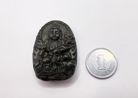 普賢菩薩　ゴールデンオブシディアン