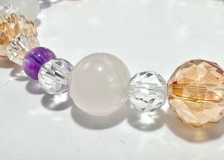 水晶 ムーン ローズクォーツ アメジスト