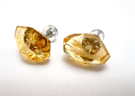 シトリン ピアス