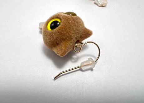 福招き猫 ピアス