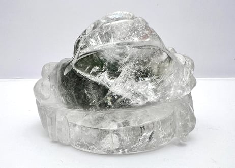 三本脚かえる ガーデンクォーツ　水晶