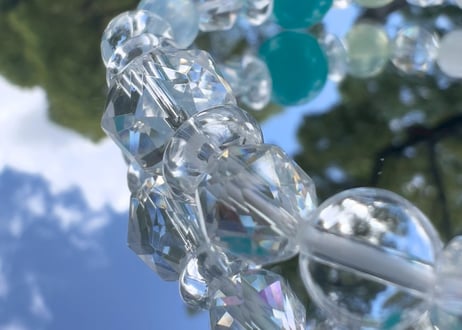 アマゾナイト プレナイト アクアマリン ムーンストーン 水晶