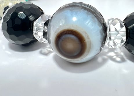 天眼瑪瑙 六字真言オニキス