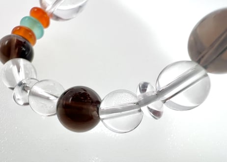 水晶 瑪瑙 ブルーカルセドニー スモーキークォーツ
