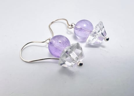 ピアス アメジスト