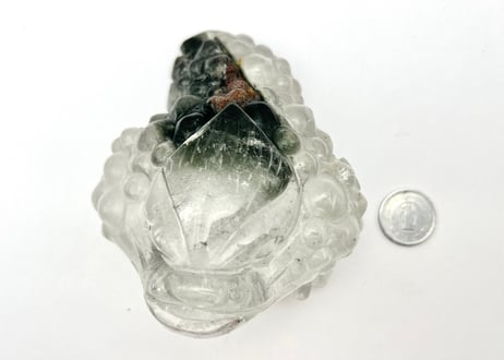 三本脚かえる ガーデンクォーツ　水晶