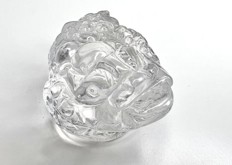 水晶三本脚かえる　大