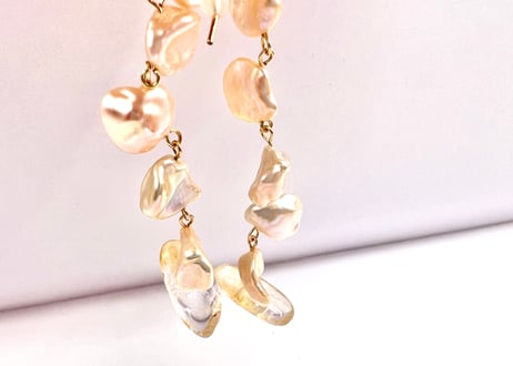 【特別価格】ピアス パール シトリン