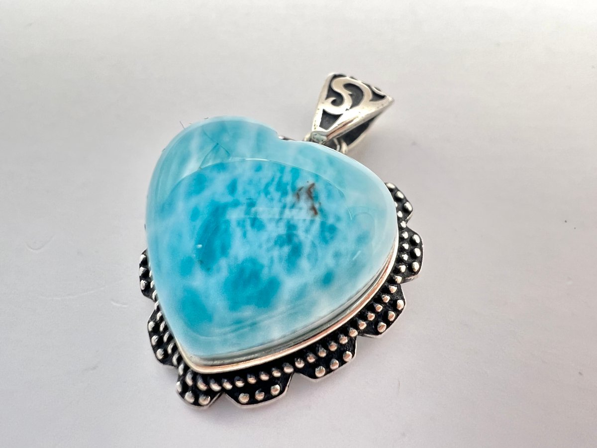 な*ち様 クジラペンダント(ラリマー) な*ち様 クジラペンダント