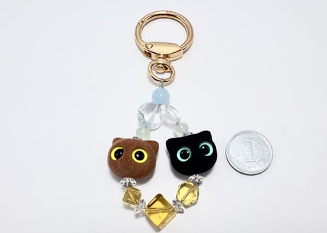 【特別価格】福招き猫バックチャーム