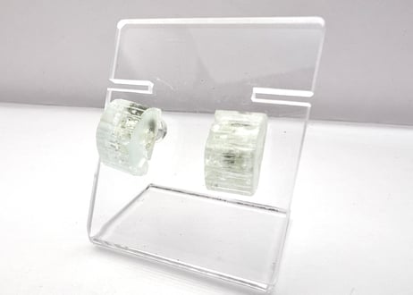 アクアマリン ピアス②