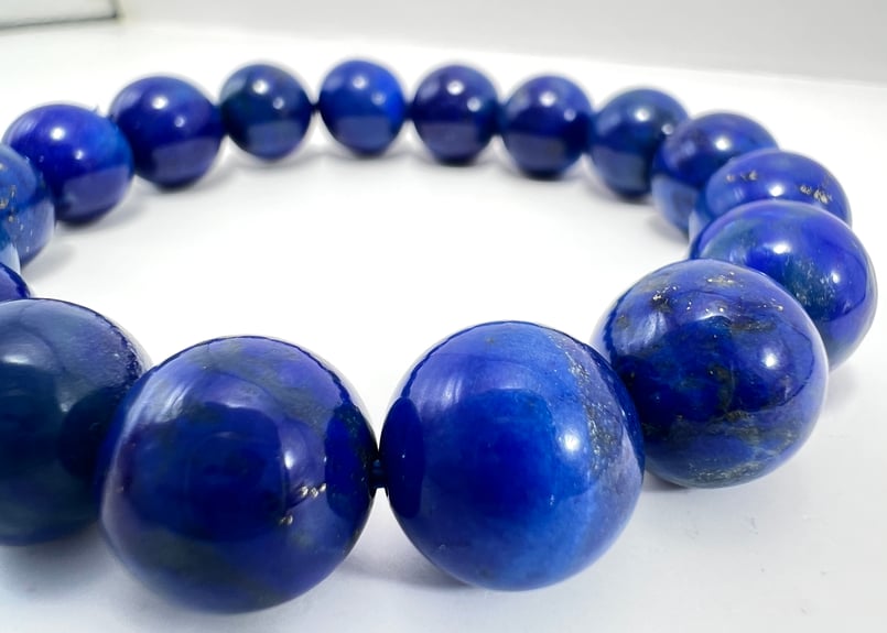 極上クラス✨ラピスラズリ✨12mm✨2粒売り✨ だらし