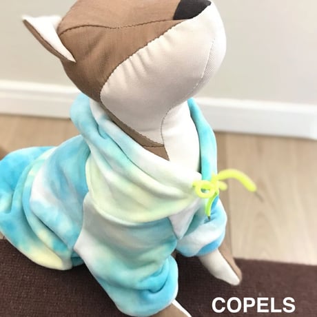 犬用パーカー　コットンキャンディ・グラデーションカラー