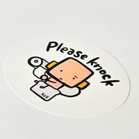トイレのドアに貼るシール