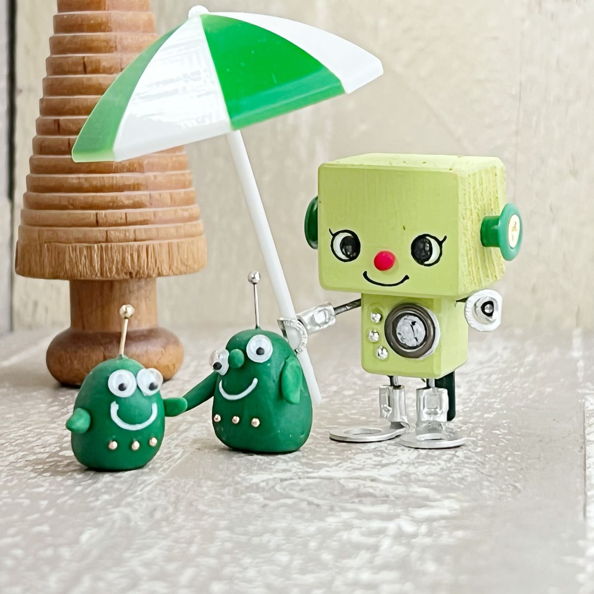 ちょこんのお友達 宇宙人型ロボ親子 | CHOCONWORKS