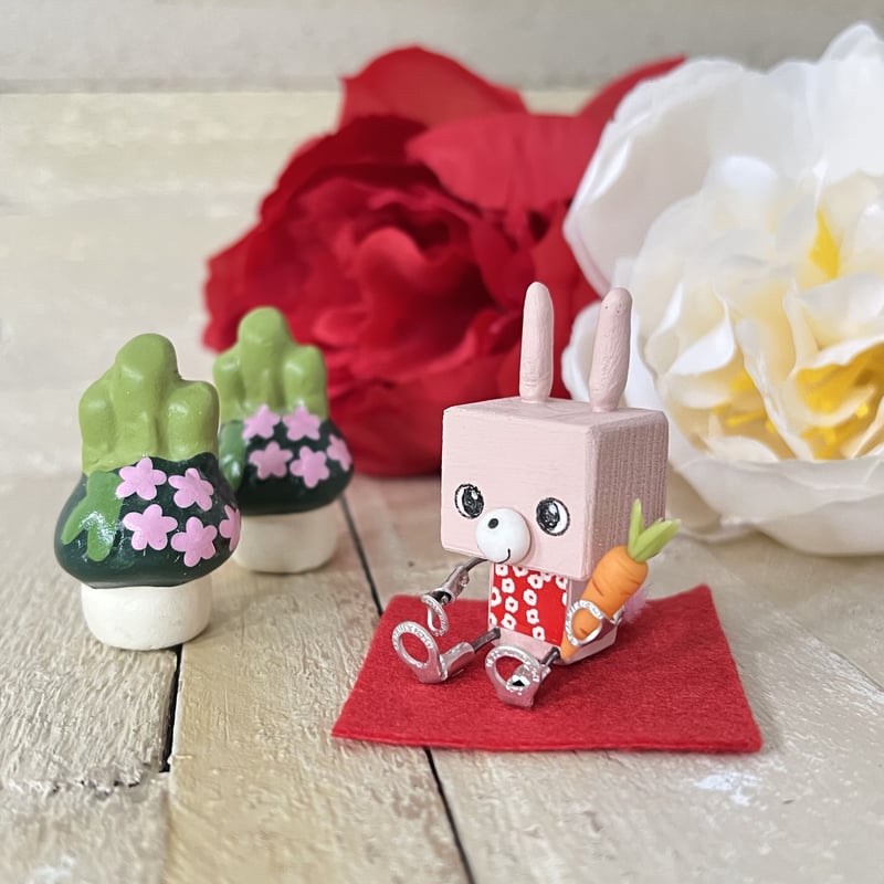 干支ちょこん「うさぎ」座ってる子 | CHOCONWORKS